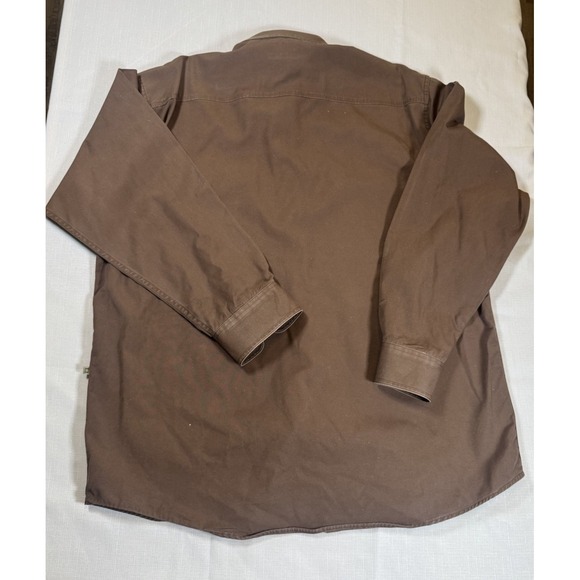 3 Cabelas Shirts Cotton Heavy Duty Long Sleeve Button Outdoor Work Men's XL Tall - Picture 3 of 16